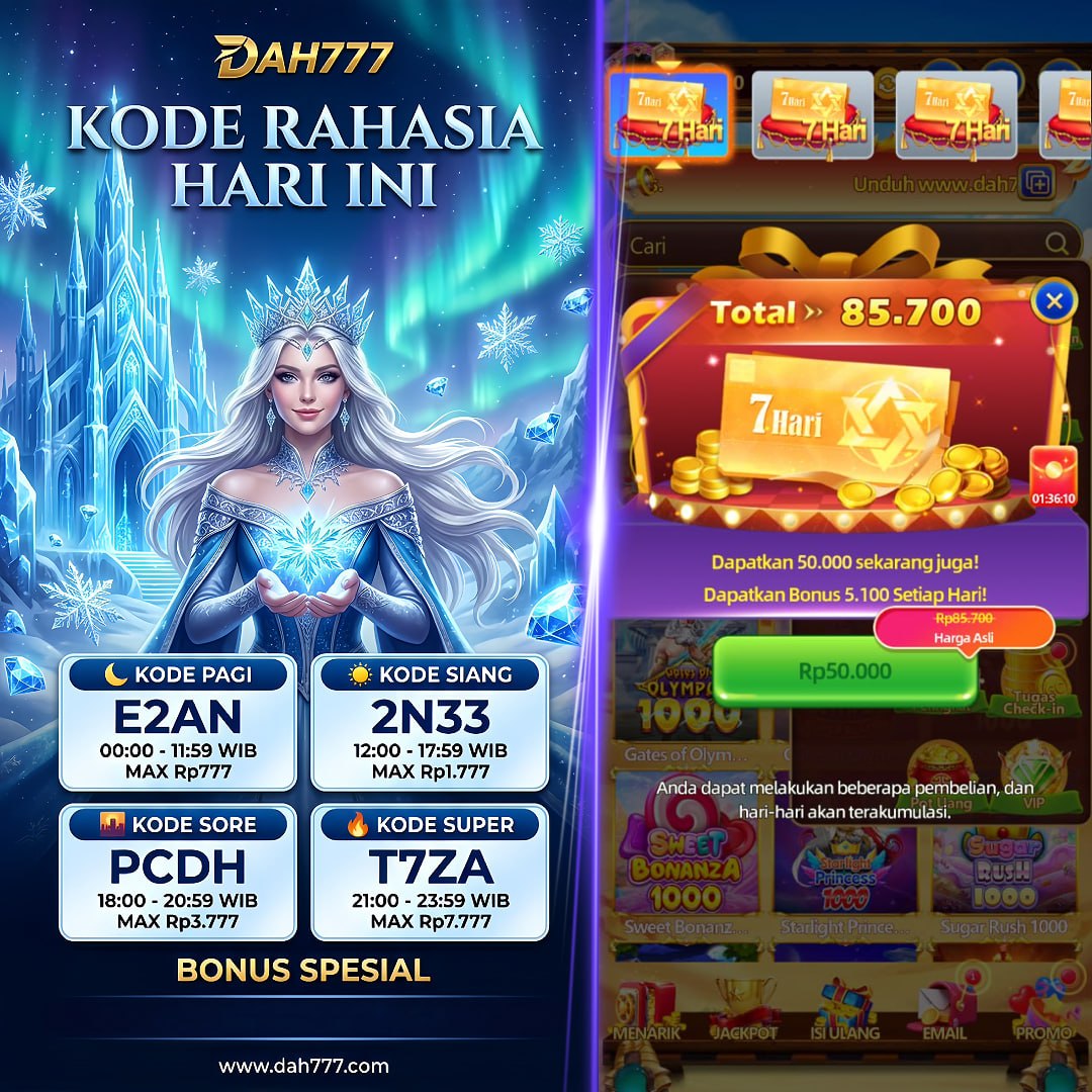 DAH777 - Situs Resmi Slot Online dan Pilihan Game PG Soft
