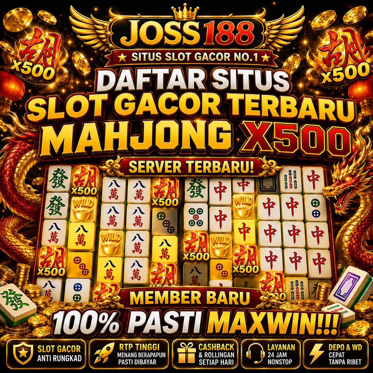 JOSS188 - joss188 Link Alternatif Game Kasino dan Slot Online